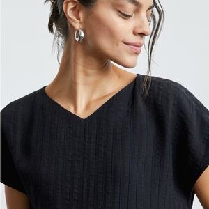 NWT Everlane The City Stripe V-Neck Top, size 8